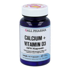 Calcium + Vitamin D3 Kapseln - 60 Stück