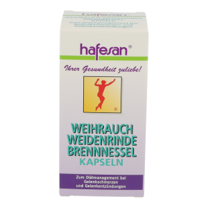Hafesan Weihrauch + Weidenrinde + Brennessel Kapseln 60 Stk. - 60 Stück