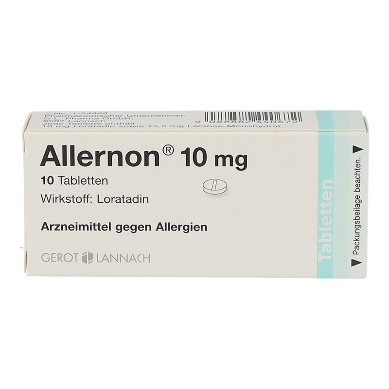 Gerot Lannacher ALLERNON Tabletten 10mg - Antihistaminikum - 10 Stück
