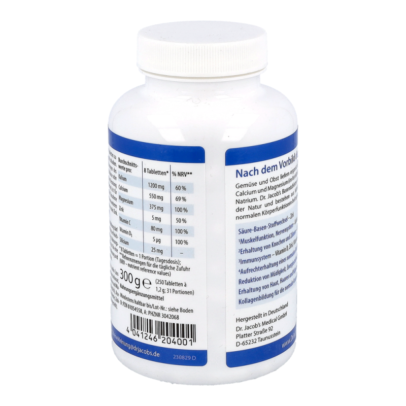 Dr. Jacobs Basen Tabletten 250 Stk. - 250 Stück