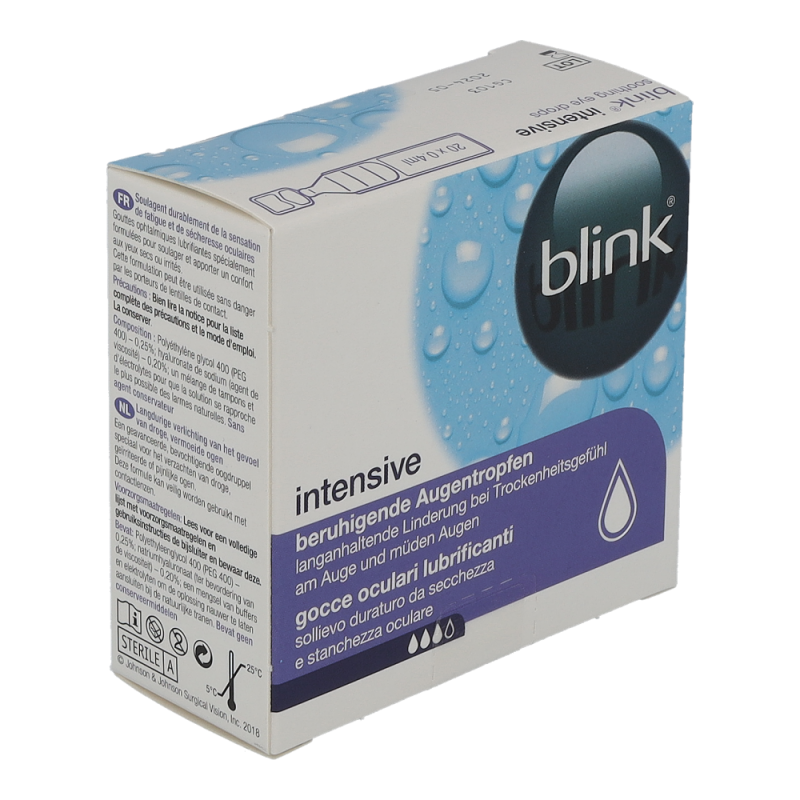 BLINK INTENSIVE TEARS Augentropfen - 20 Stück