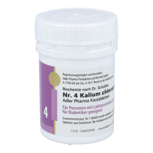 Schüßler Nr. 4 Kalium chloratum D6 Kautabletten 100 g - 100g