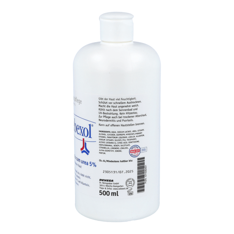 Sebexol Lotion Cum Urea 5% 500 ml - 500ml