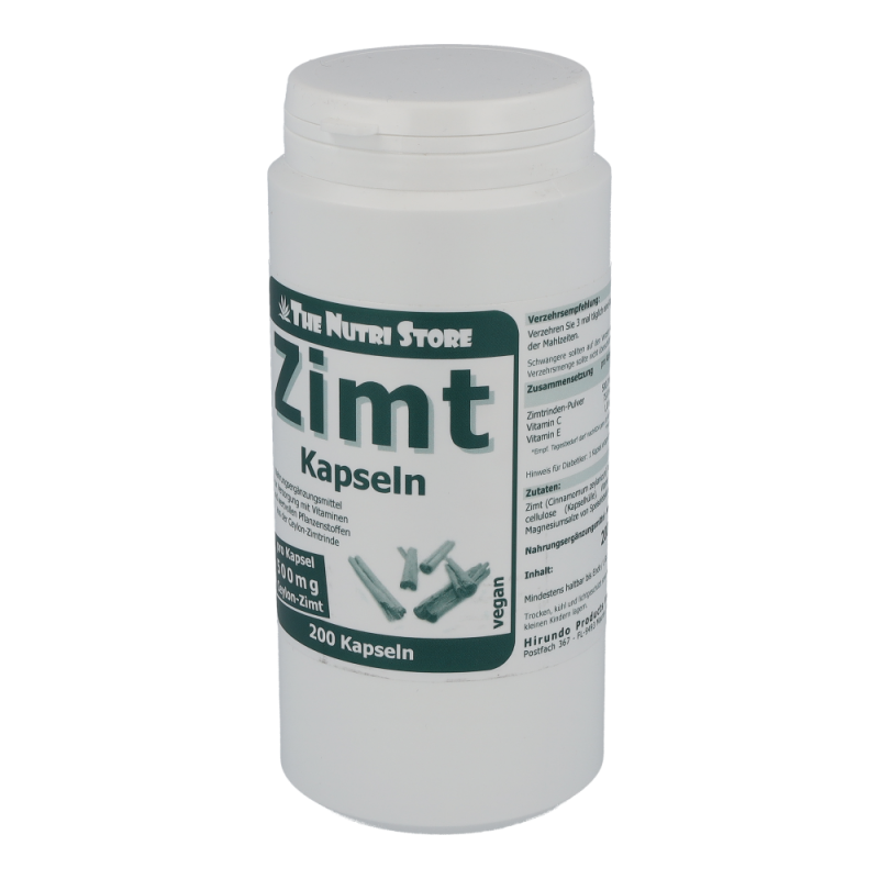 The Nutri Store Zimt 500 mg Kapseln 200 Stk. - 200 Stück