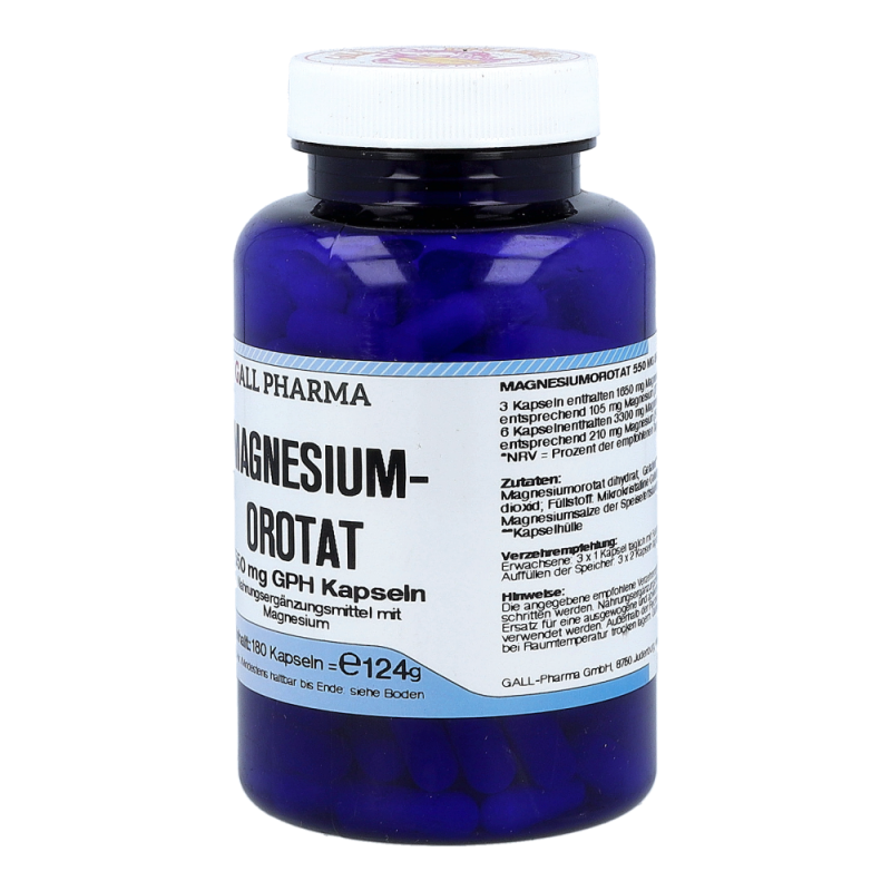 MAGN OROTAT KPS 550MG GPH - 180 Stück