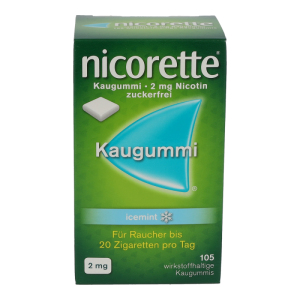 Nicorette Icemint Kaugummi 2 mg - 105 Stück