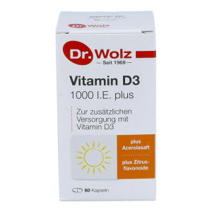 Dr. Wolz Vitamin D 3 Plus Kapseln 60 Stk. - 60 Stück