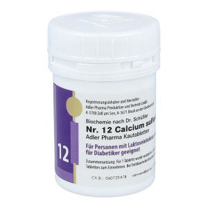Schüßler Nr. 12 Calcium sulfuricum D6 Kautabletten 100 g - 100g