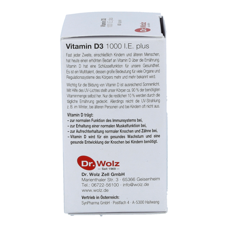Dr. Wolz Vitamin D 3 Plus Kapseln 60 Stk. - 60 Stück