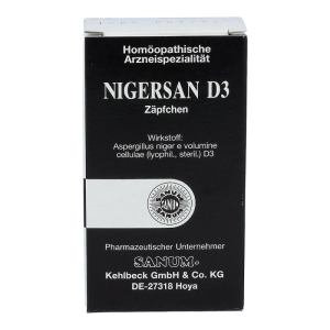 Nigersan D3 Zäpfchen 10 Stk. - 10 Stück