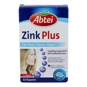 Abtei Zink Nährstoff Kapseln - 32 Stück