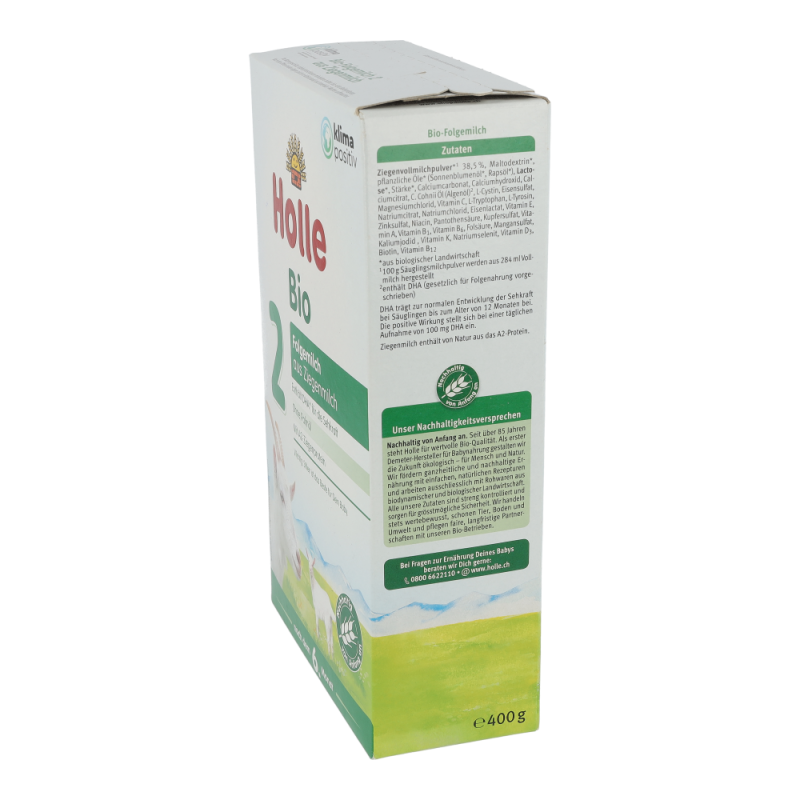 Holle BIO-Folgemilch 2 aus Ziegenmilch 400 g - 400g