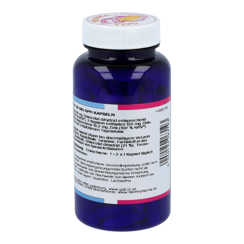 Gall Pharma Zinkorotat 60 mg Kapseln - 120 Stück