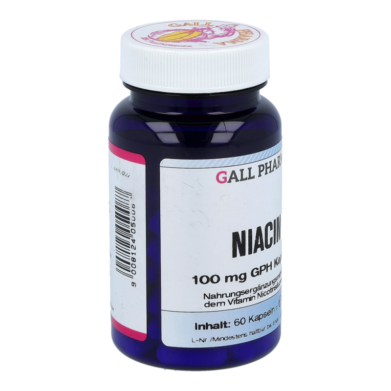Niacin 100mg Kapseln - 60 Stück
