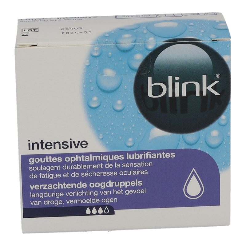BLINK INTENSIVE TEARS Augentropfen - 20 Stück