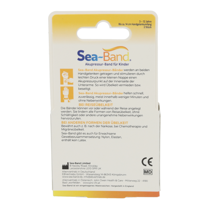 Sea-band Akupressur Hilfe 2 Stk. Kinder - 2 Stück