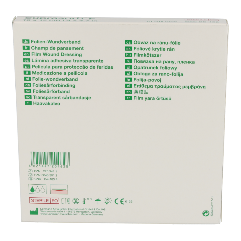 Suprasorb F Folien-Wundverband 10 Stk. 10 x 12 cm - 10 Stück