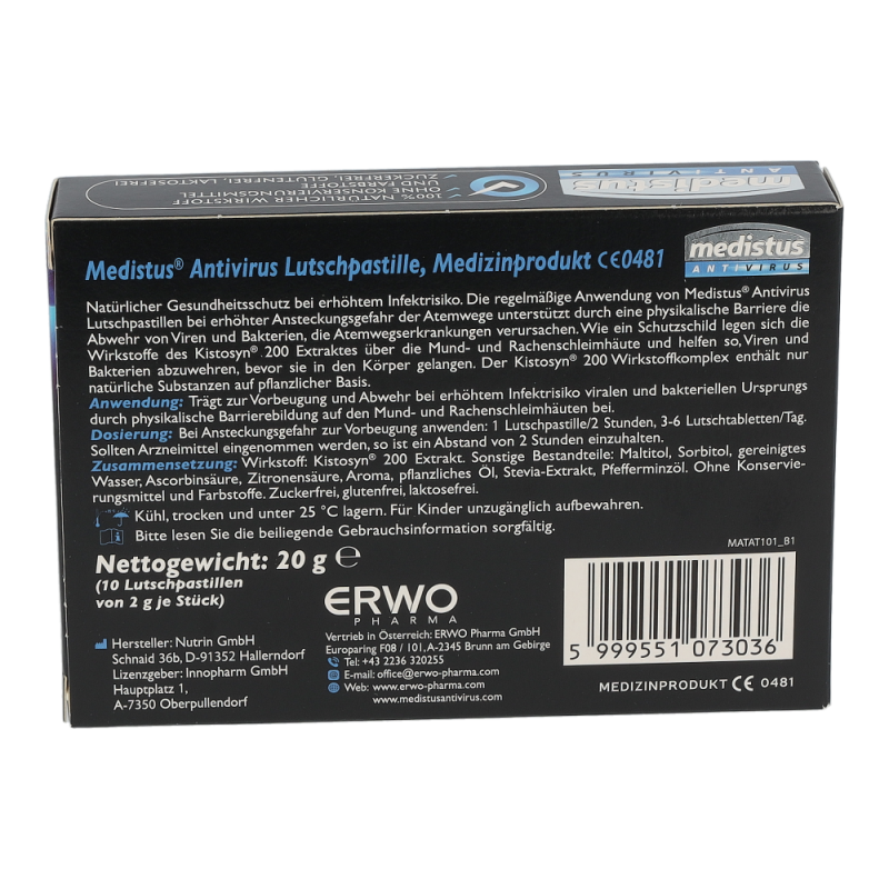 Medistus Antivirus Pastillen - 10 Stück