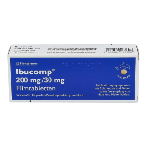 Ibucomp 200 mg/30 mg Filmtabletten - 12 Stück