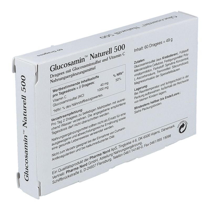 Glucosamin Naturell 500 mg Dragees 60 Stk. - 60 Stück
