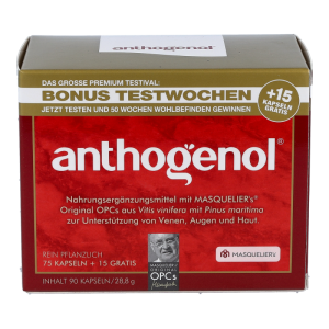 OPCs Original Masqueliers Anthogenol Kapseln 75+15 90 Stk. - 90 Stück