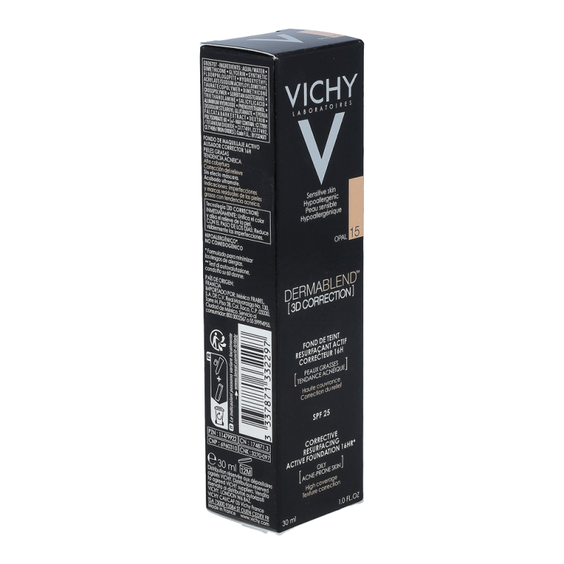Vichy DERMABLEND Hautunebenheiten korrigierendes Make-Up 15 Opal - 30ml