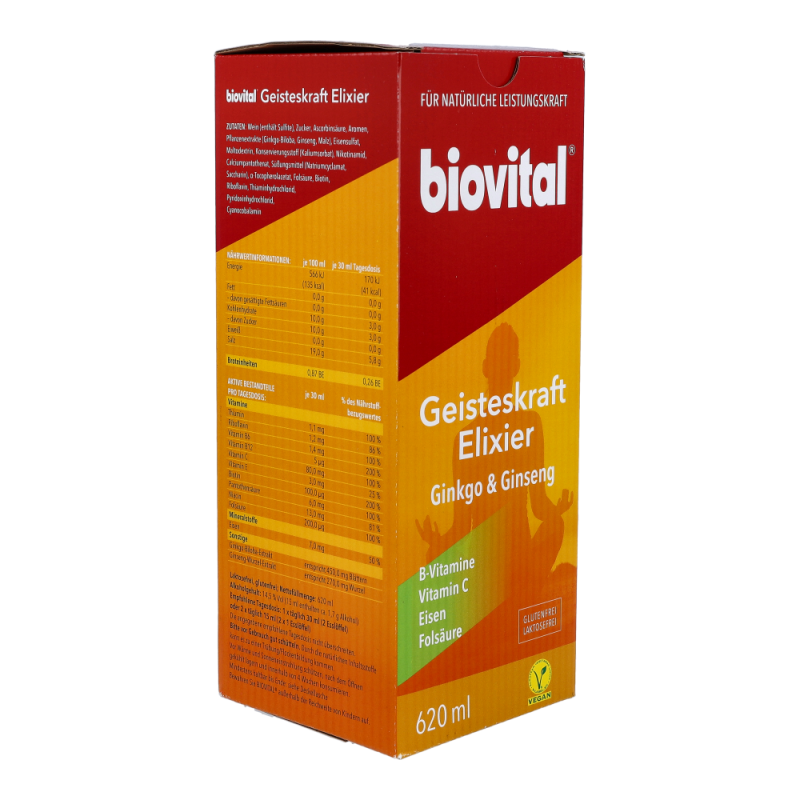 Biovital Geisteskraft-Elixier mit Alkohol 620 ml - 620ml