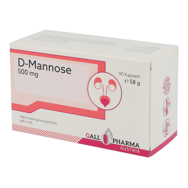Gall Pharma D-Mannose 500 mg Kapseln 90 Stk. - 90 Stück