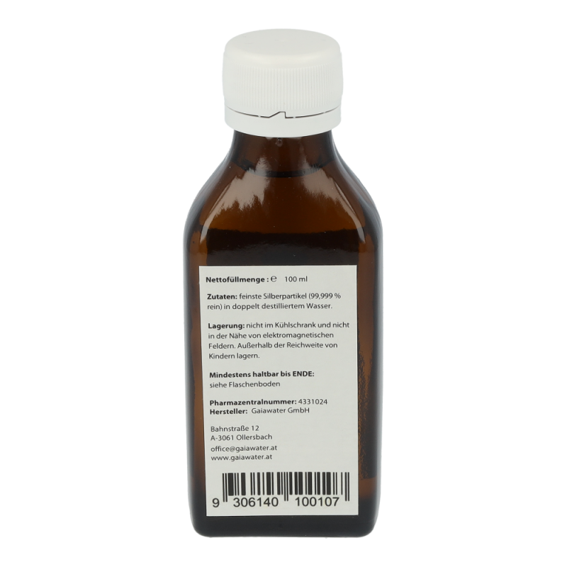 Kolloidale Silberlösung 100 ml 4 ppm Gai - 100ml