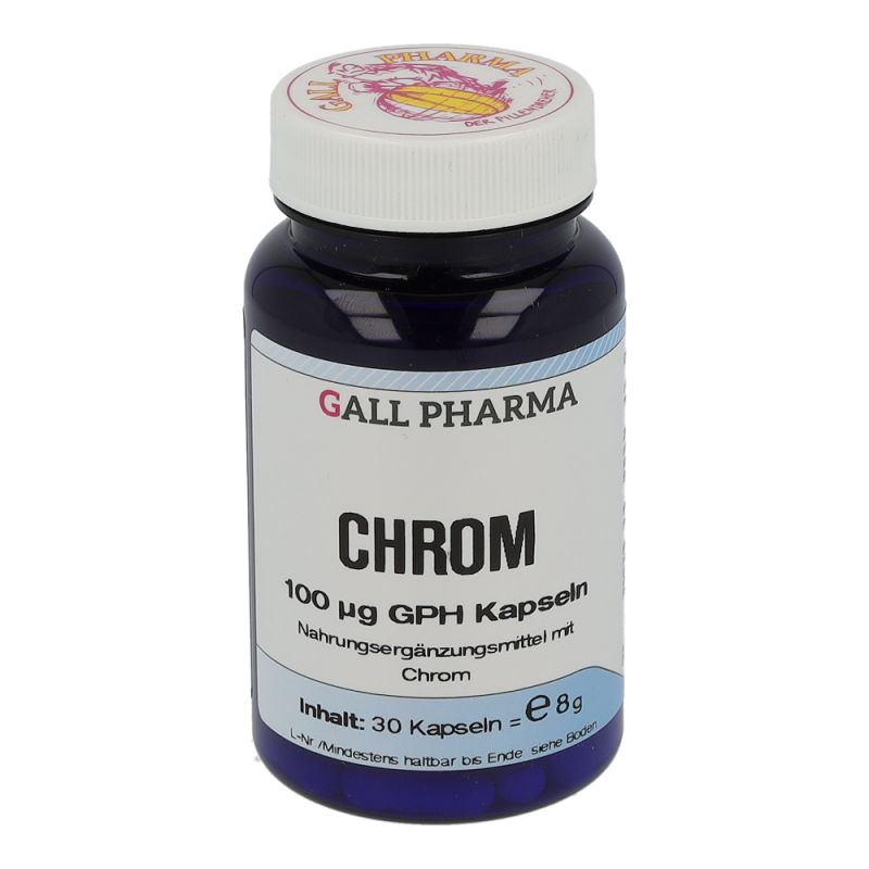 Chrom 100mcg Kapseln - 30 Stück