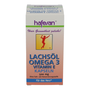 Hafesan Lachsöl Omega 3 + Vitamin E Kapseln 80 Stk. - 80 Stück