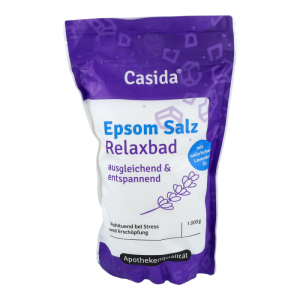Casida EPSOM SALZ RELAXBAD Badesalz für Fuß- & Vollbäder - 1000g - 1kg