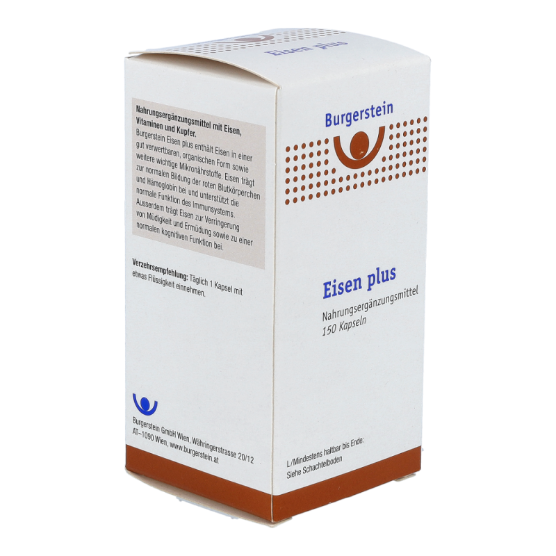 Burgerstein Eisen Plus Kapseln 150 Stk. - 150 Stück