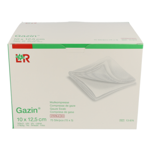 Mullkompresse Gazin steril 16-fach 75 Stk. 15 x 5 12