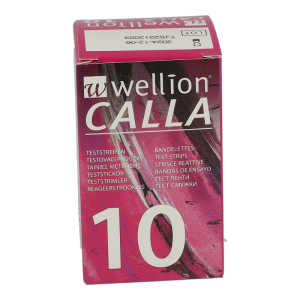 Wellion CALLA Blutzuckerteststreifen - 10 Stück