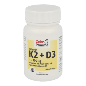 ZeinPharma VITAMIN K2 + MENACHINON - 7 100µg - 60 Stk - 60 Stück