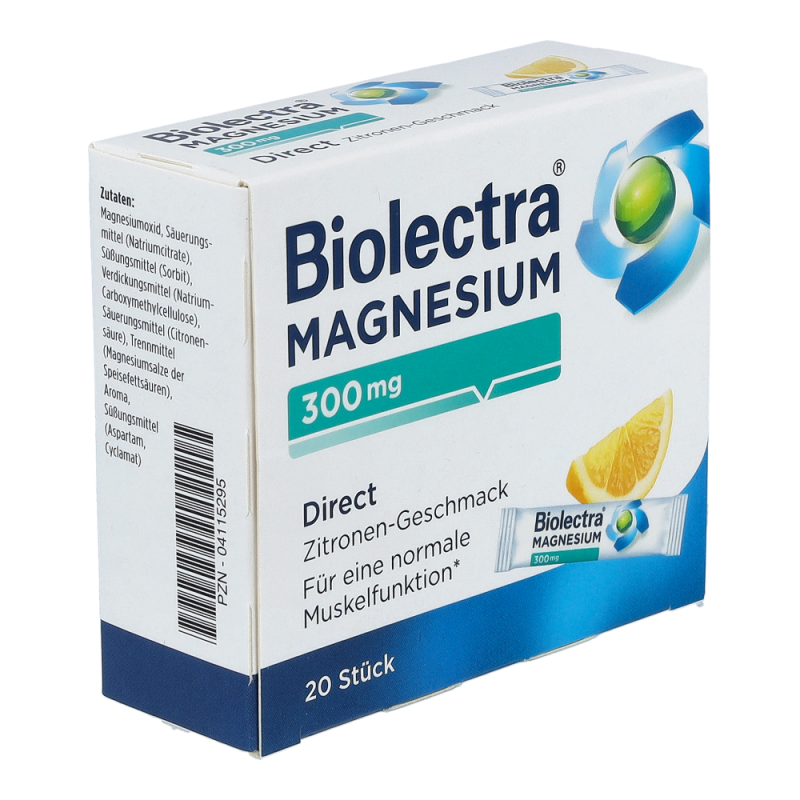 Biolectra Direct Beutel 20 Stk. Magnesium - 20 Beutel