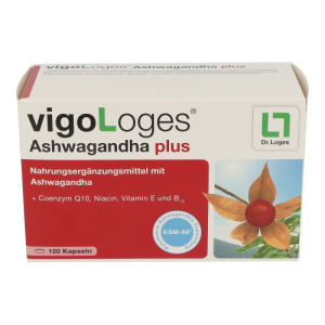 Vigologes Ashwagandha Plus Kapseln - 120 Stück