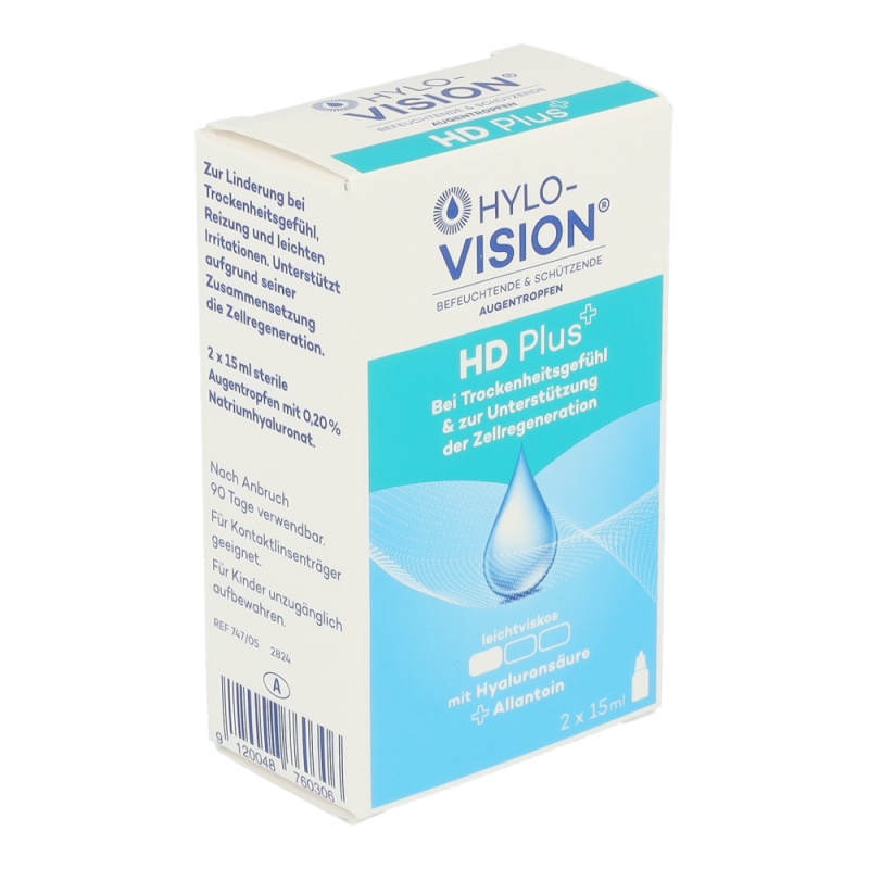 HYLO - VISION HD PLUS Augentropfen Doppelpack - 2 Stück