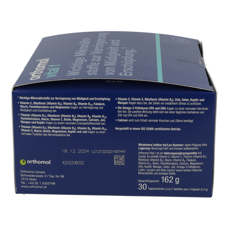 Orthomol Vital f Tabletten und Kapseln 30 Stk. - 30 Stück