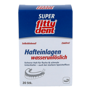 Fittydent Super Hafteinlage Comfort - 20 Stück