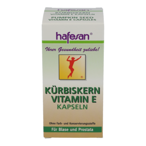 Hafesan Kürbiskern + Vitamin E Kapseln 75 Stk. - 75 Stück