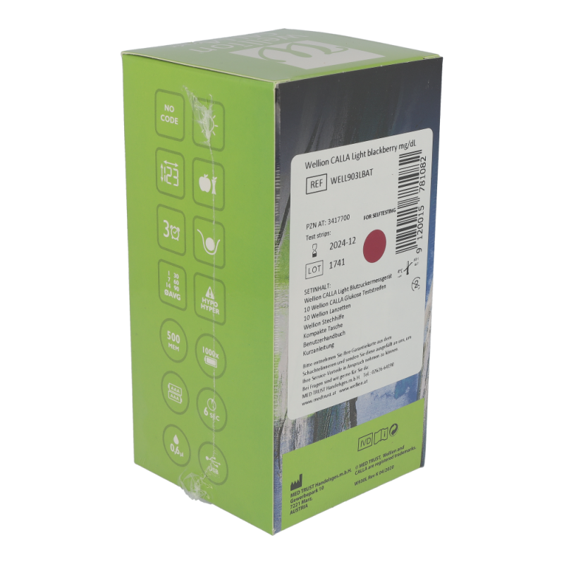 Wellion CALLA Light Blutzuckermessgerät Set - 1 Stück