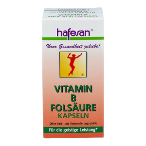 Hafesan Vitamin B + Folsäure + Biotin Kapseln 60 Stk. - 60 Stück