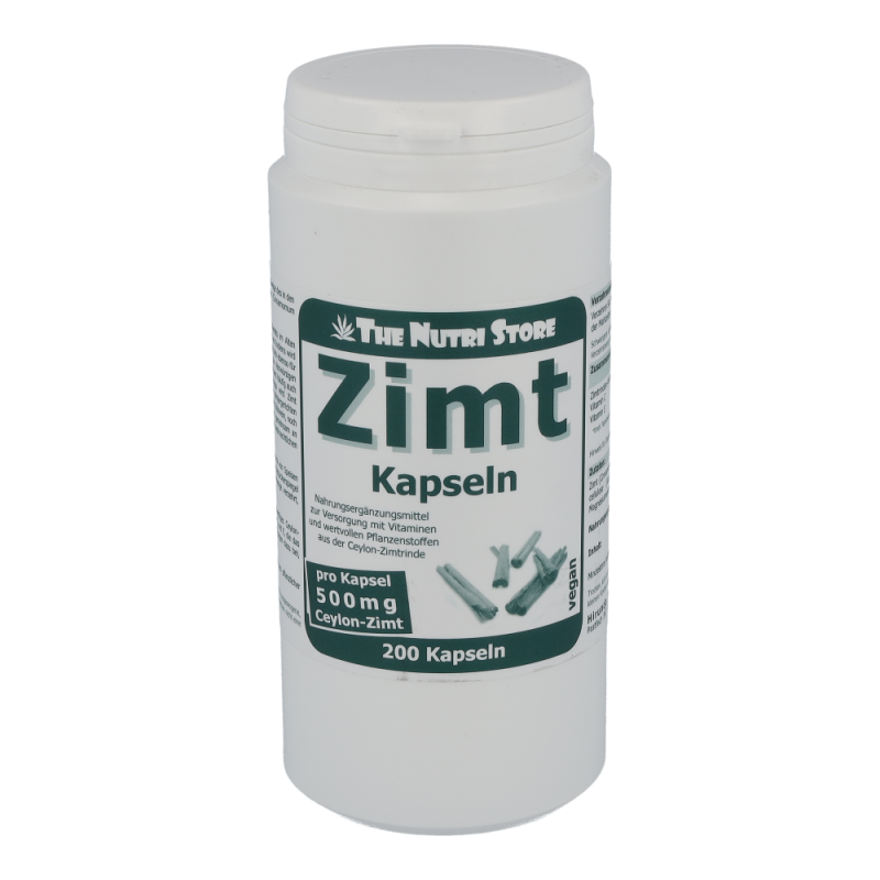 The Nutri Store Zimt 500 mg Kapseln 200 Stk. - 200 Stück