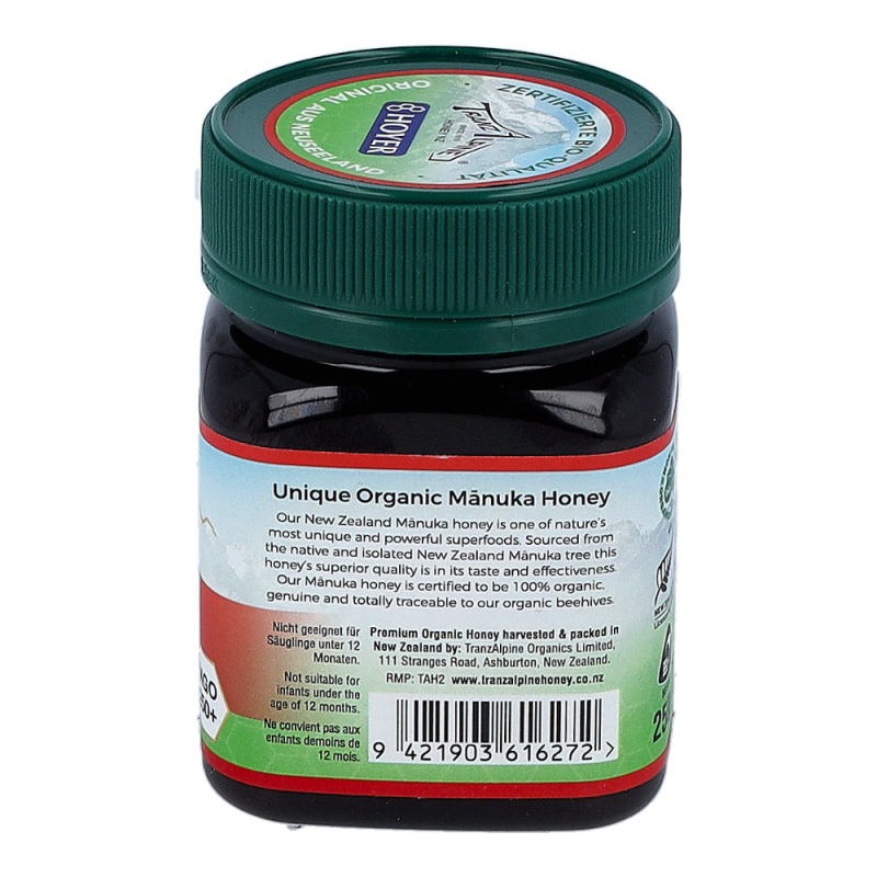 TranzAlpine Bio Manukahonig MGO 250+ 250g - 250g