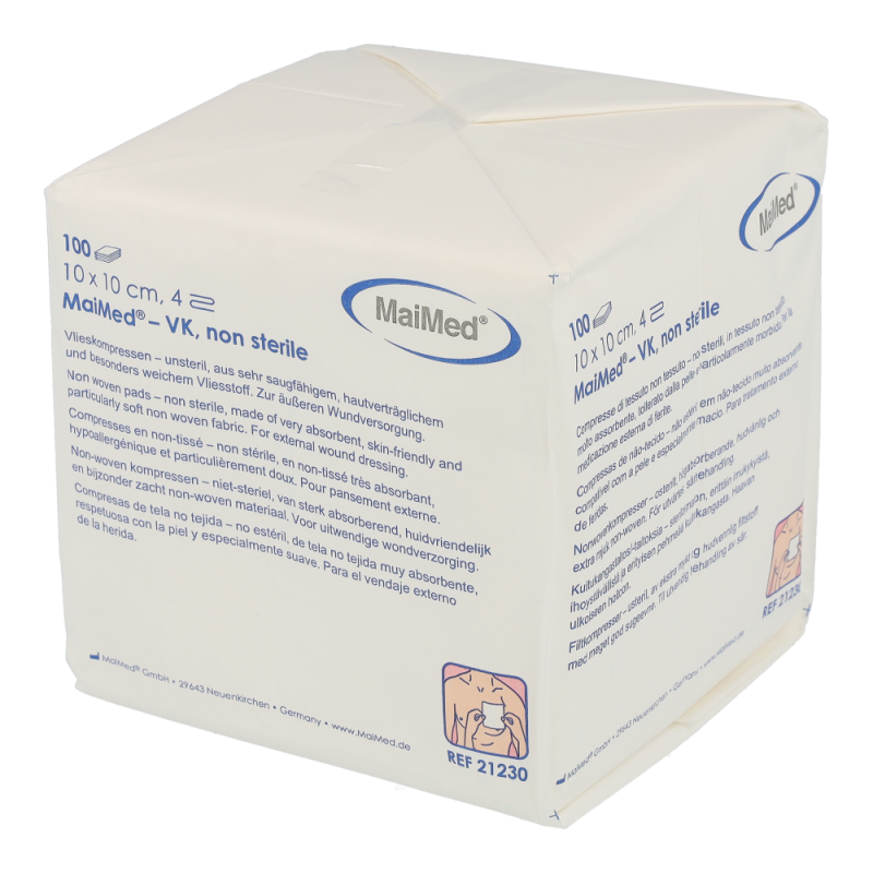 MaiMed Vlieskompressen unsteril 100 Stk. - 100 Stück