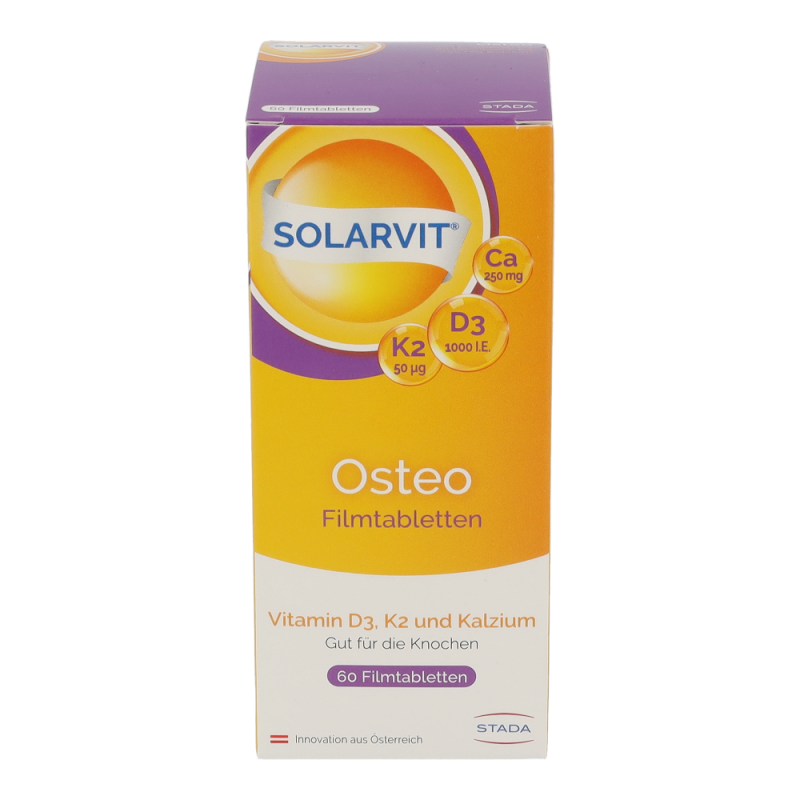 Solarvit OSTEO D3 K2 Ca Filmtabletten 60 Stk. - 60 Stück