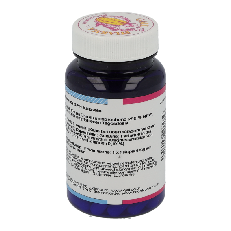 Chrom 100mcg Kapseln - 30 Stück