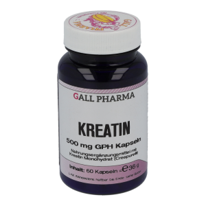 Kreatin 500mg Kapseln - 60 Stück